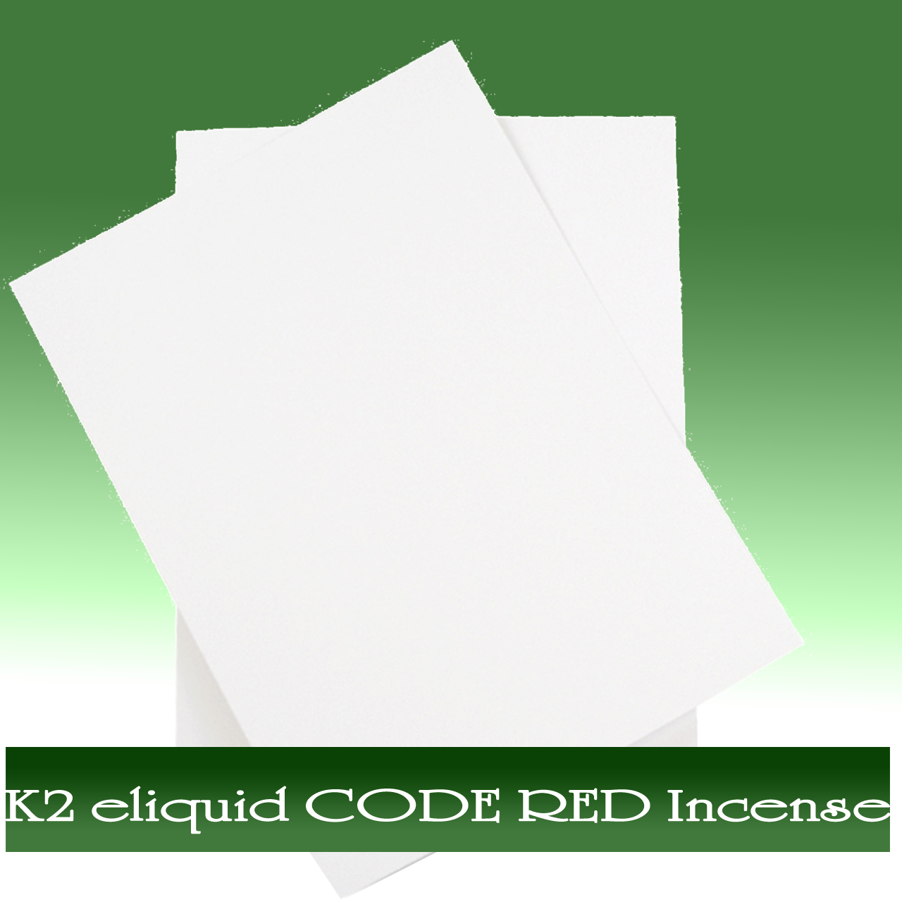 K2 e-liquid CODE RED Incense On Paper Online
